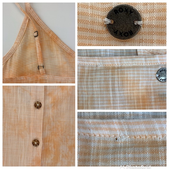 Roxy NWT Apricot Ice Wild Ties Midi Slip Dress, Small - Picture 15 of 16